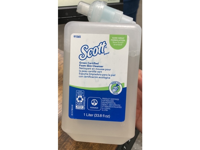 Scott Foam Skin Cleanser, 33.8 fl oz/1 L