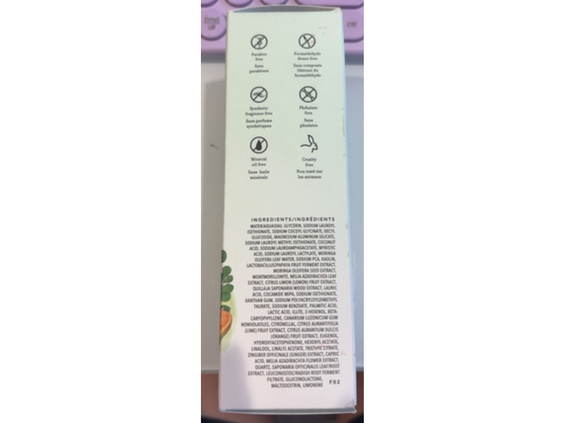 Farmacy Whipped Foaming Cleanser, Moringa & Papaya, 5 fl oz/150 mL