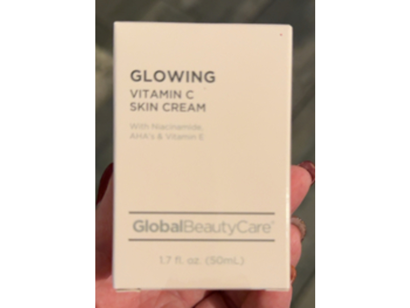 Global Beauty Care Glowing Vitamin C Skin Cream, 1,7 fl oz/50 mL