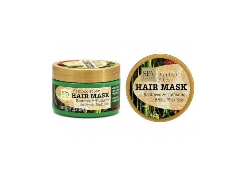 Spa Luxury Hair Mask, Bamboo Fiber, 6 oz/170 g