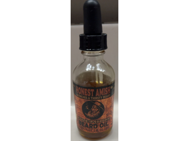 Honest Amish Premium Beard Oil, 2 fl oz/60 mL