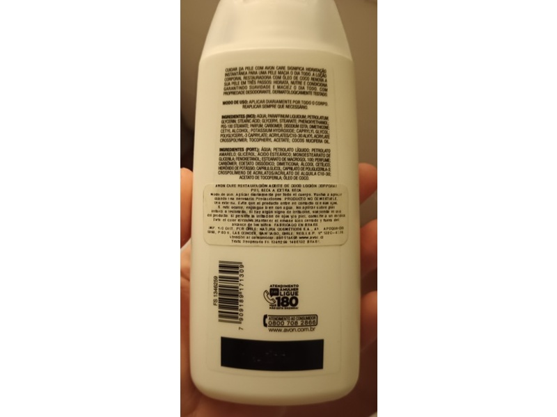 Avon Care Restorative Moisturizing Lotion, Coconut Oil, 200 mL