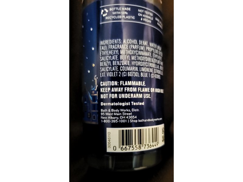 Bath & Body Works Fina Fragrance Mist, Frosted Coconut Snowball, 2.5 fl oz/75 mL