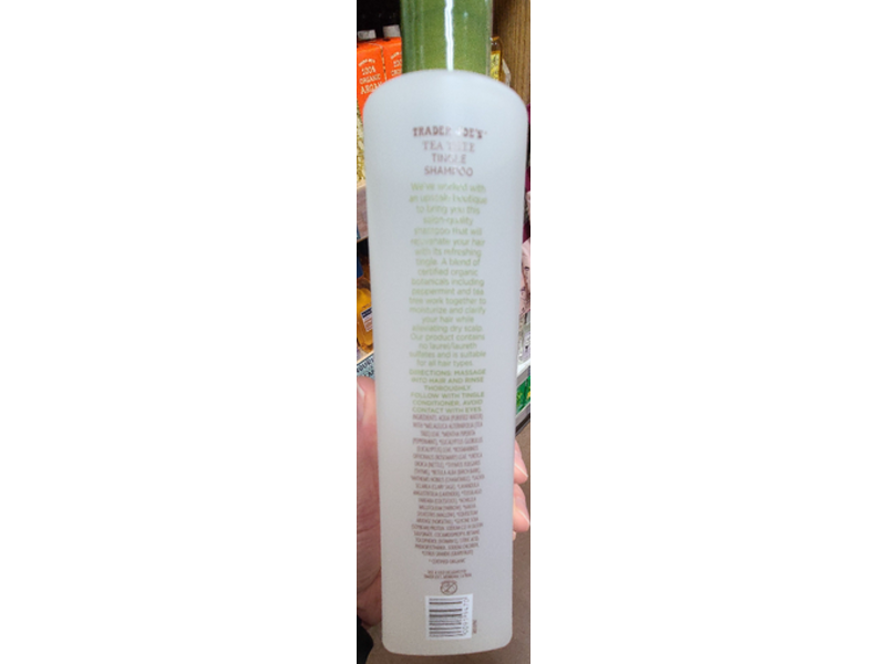 Trader Joe's Tea Tree Tingle Shampoo, 16 fl oz/473 mL