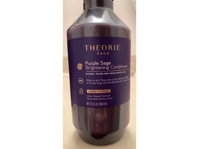Theorie Purple Sage Brightening Conditioner, Amino Complex, 13.5 fl oz/400 mL