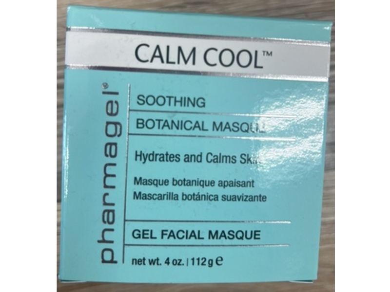 Pharmagel Calm Cool Soothing Facial Gel, Botanical Masque, 4 oz/112 g
