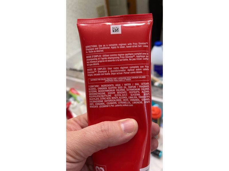 Redken Frizz Dismiss Rebel Tame Leave-In Smoothing Control Cream, 8.5 Fl oz/250 ml