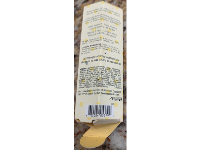 Benefit Gimme Brow - Volumizing Fiber Gel, Light / Medium, 0.1 oz/3.0 g