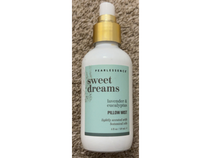 Pearlessence Sweet Dreams Pillow Mist, Lavender & Eucalyptus, 4 fl oz/118 mL