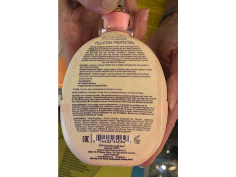 Swedish Beauty Botanica, Pollution Protection, Hypoallergenic Intensifier, 8.5 oz/250 mL