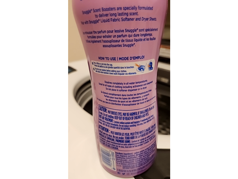 Snuggle Exhilarations Wash Laundry Scent Booster, Lavender & Vanilla Orchid, 19 oz/538 g