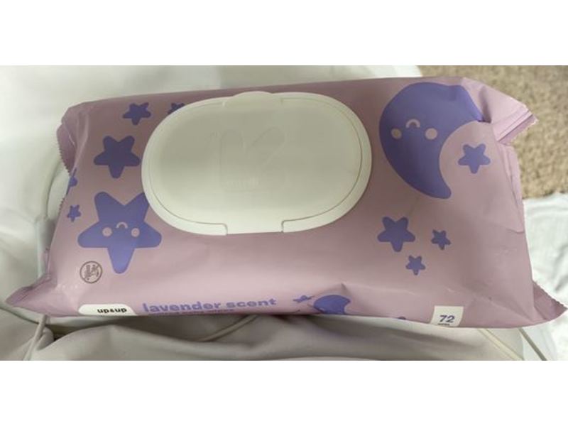 up&up Quilted Baby Wipes, Lavender Scent, 72 Ct