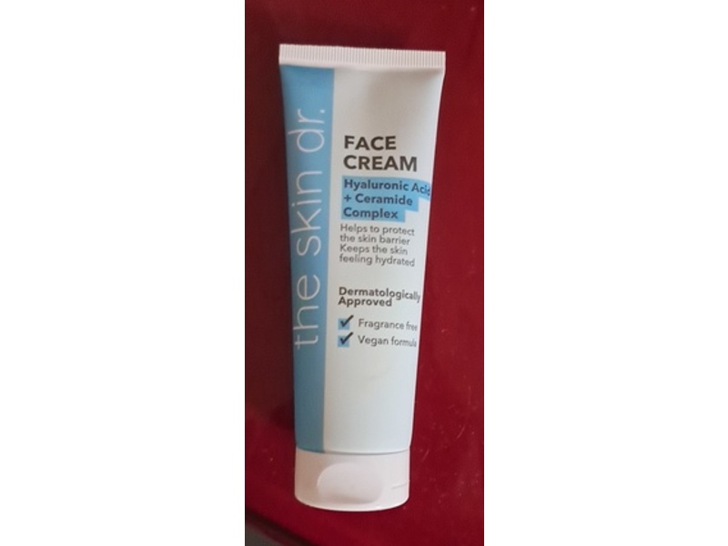 The Skin Dr. Face Cream, Hyaluronic Acid & Ceramide Complex, 75 mL