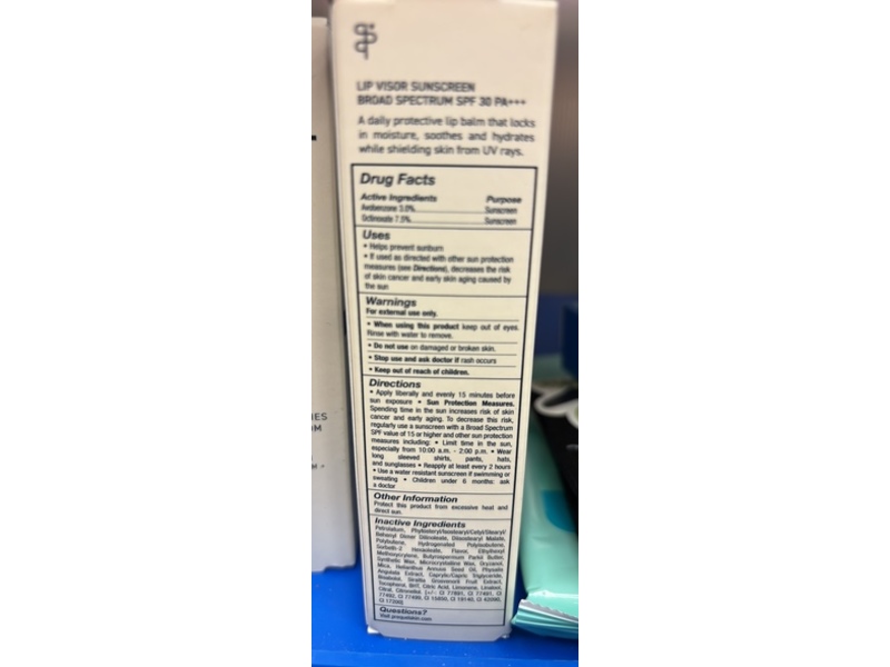 Prequel Lip Visor Sunscreen,Clear, SPF 30 PA+++, 0.34 fl oz/10 mL