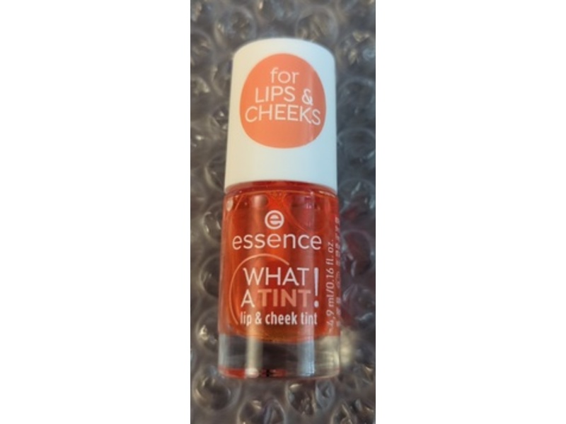 Essence What A Tint Lip & Cheek Tint, Peachy Vibes 03, 0.16 fl oz/4.9 mL