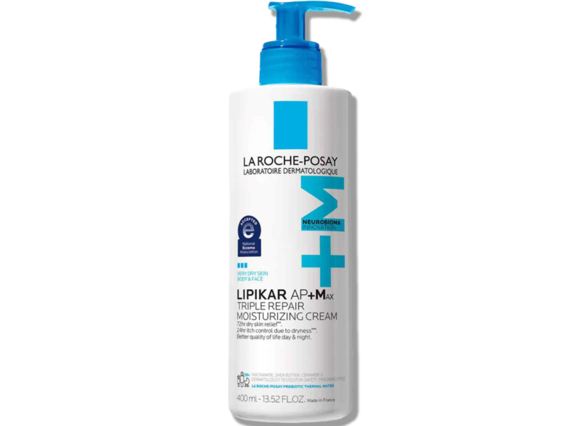 La Roche-Posay Lipikar AP+M Triple Repair Moisturizing Cream, 13.52 oz/400 mL.