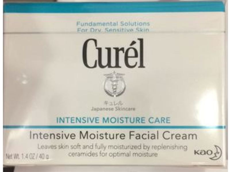 Curel Intensive Moisture Facial Cream For Sensitive Skin,1.4