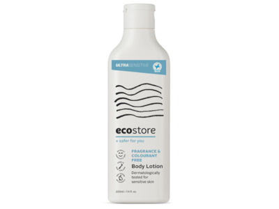 EcoStore Body Lotion, Fragrance Free, 7.4 fl oz/220 mL