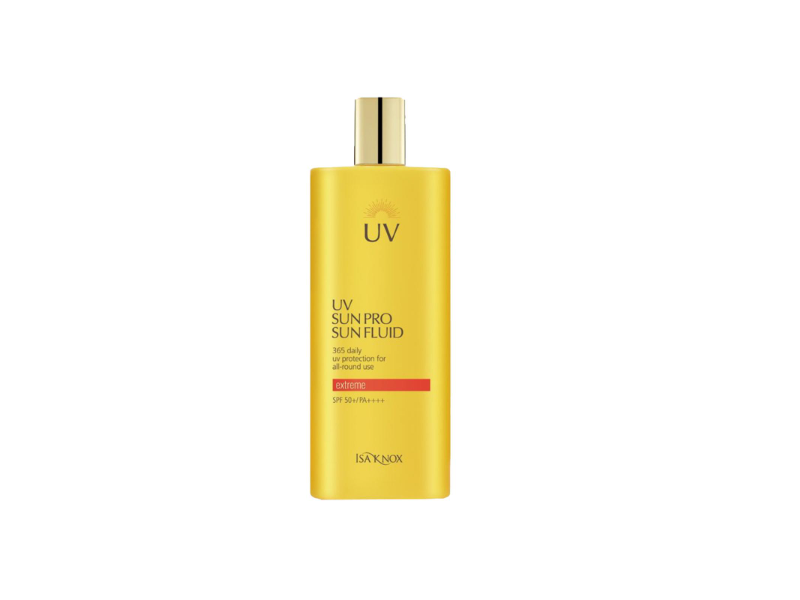 Isa Knox UV Sun Sun Fluid Pro 365 Daily Protection Sunscreen, SPF 50+ PA++++, 2.3 fl oz/70 mL