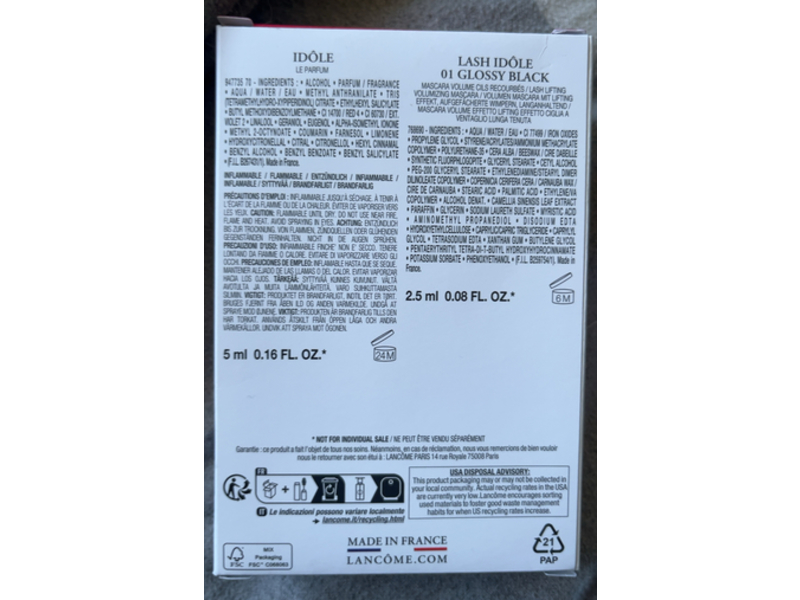 Lancome Paris Idole Set