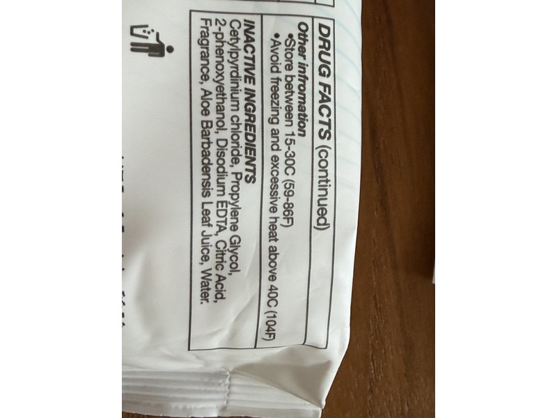 Naftali Miami Carry On Sanitizing Antiseptic Wipes, Aloe, 50 Count