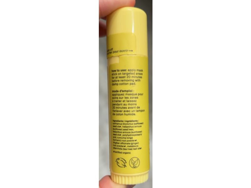 Cocokind Facial Mask Stick, Turmeric, 0.5 oz/15 g