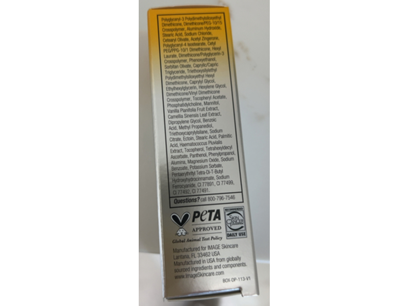 Image Skincare Daily Prevention Pure Mineral Tinted Moisturizer Sunscreen, SPF 30, 1 oz/28 g