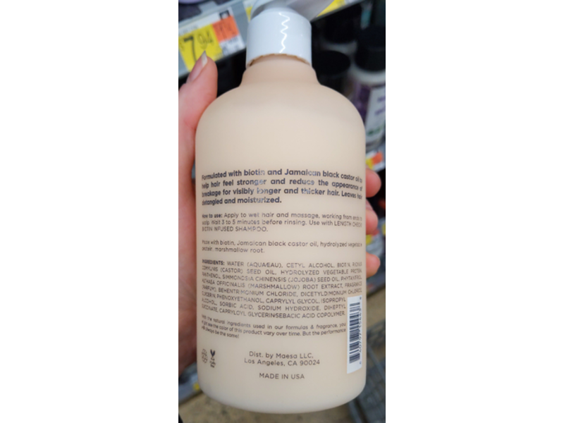 Hairitage Biotin Infused Conditioner, Length Check, 13 fl oz/384 mL