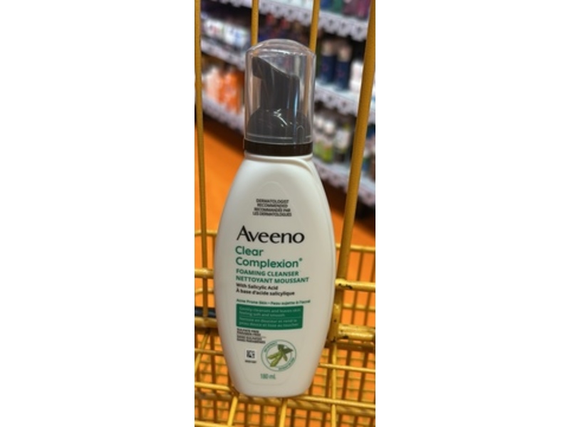 Aveeno Clear Complexion Foaming Cleanser, 180 mL