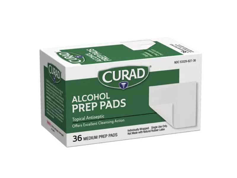 Curad Alcohol Prep Pads, 36 Count