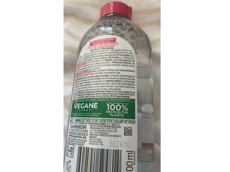 Garnier Skin Active All-In-1 Micellar Water, 400 mL