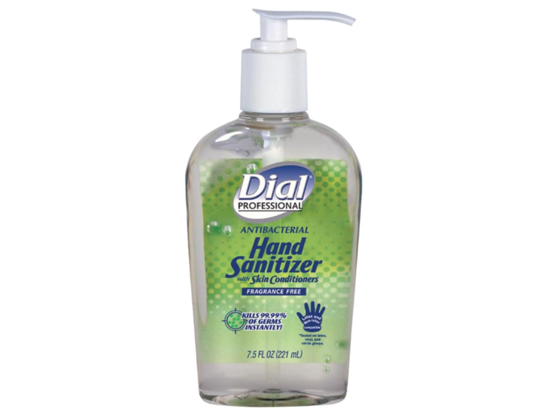 Dial Antibacterial Hand Sanitizer, 7.5 fl oz/221 mL