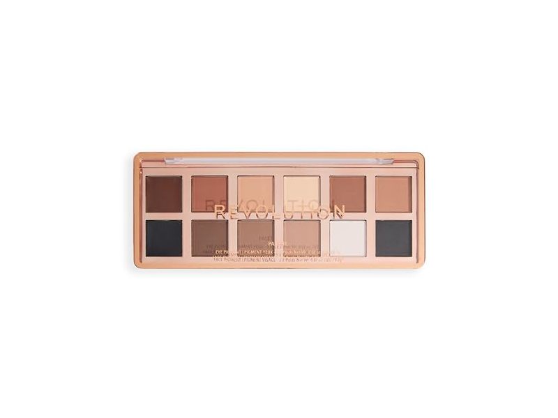 Revolution Matte Nudes Eyeshadow Palette, The Master Icon, 0.02 oz/0.7 g