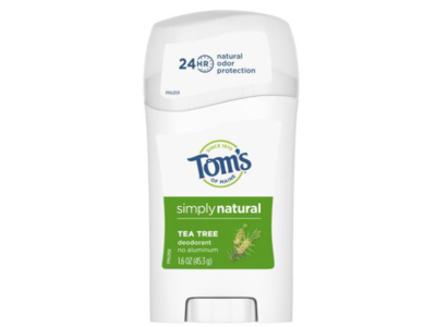 Tom's Of Maine Simply Natural Deodorant, Tea Tree, 1.6 oz/45.3 g