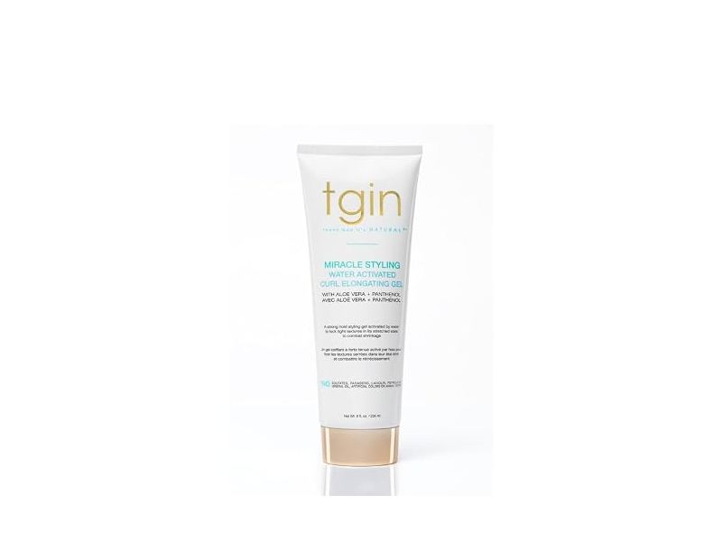 Thank God it's Natural Miracle Styling Water Activated Curl Elongating Gel, Aloe Vera + Panthenol, 8 fl oz/236 mL