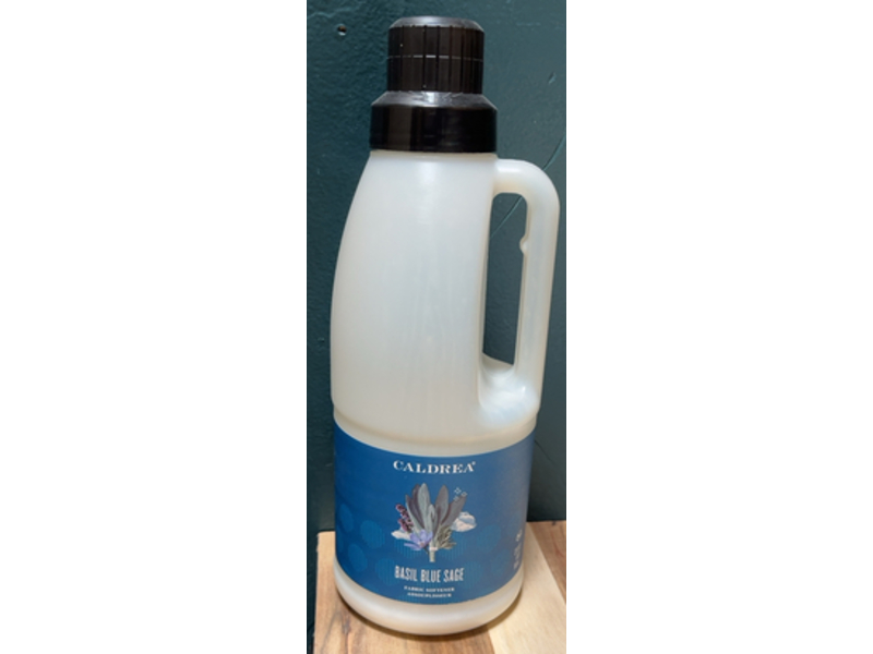 Caldrea Liquid Fabric Softener, Basil Blue Sage, 32 fl oz/945 mL