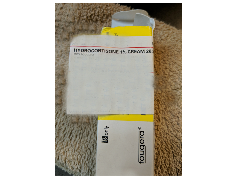 Hydrocortisone Cream USP, 1%, 28.35 g, Fougera (RX)