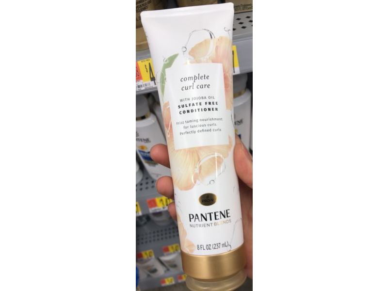 Pantene Pro-V Complete Curl Care Conditioner With Jojoba Oil, Sulfate Free, 8 fl oz/237 mL