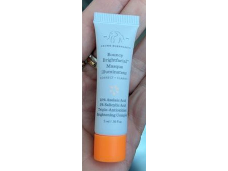 Drunk Elephant Bouncy Brightfacial Masque, 0.16 fl oz/5 mL