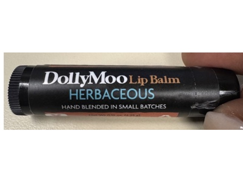 DollyMoo Lip Balm, Herbaceous, 0.15 oz/4.25 g