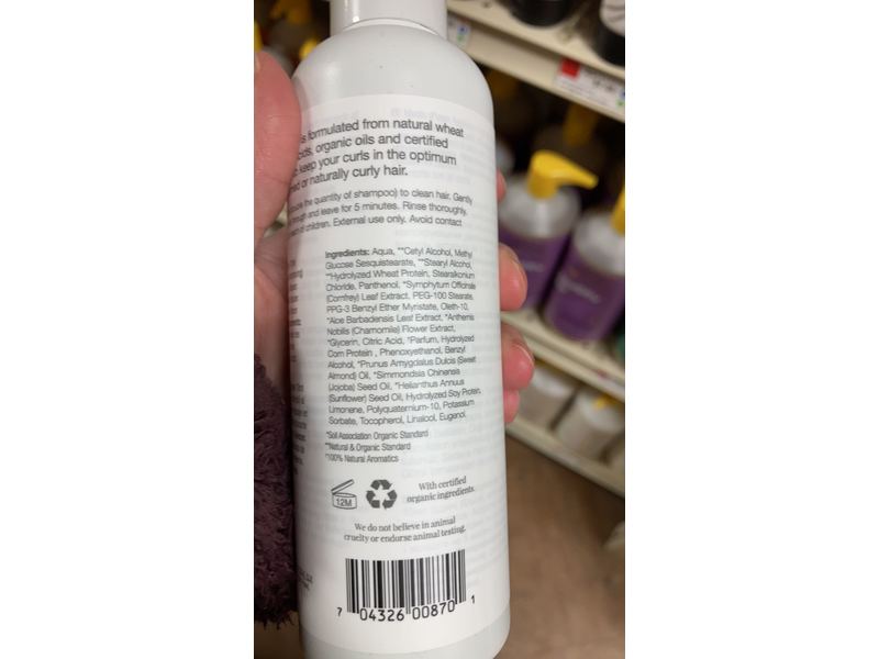 Organic Colour Systems Keep Curl Conditioner, 6.76 fl oz/200 ml