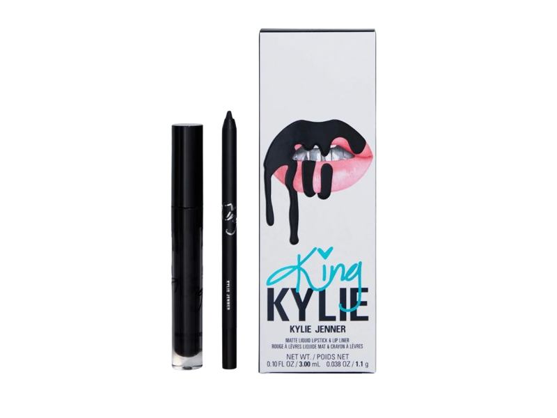 Kylie Jenner King Kylie Matte Liquid Lipstick & Lip Liner Kit, Dead Of Night