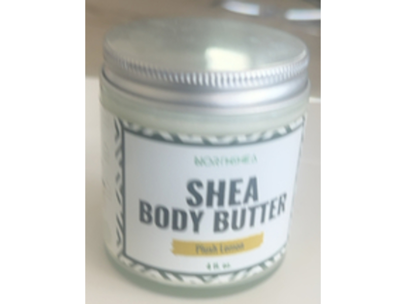 Northshea Shea Body Butter, Plush Lemon, 4 fl oz/120 mL