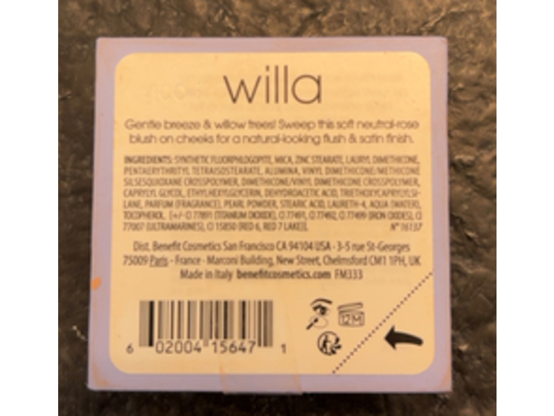 Benefit Mini Blush, Willa, 0.08 oz/2.5 g