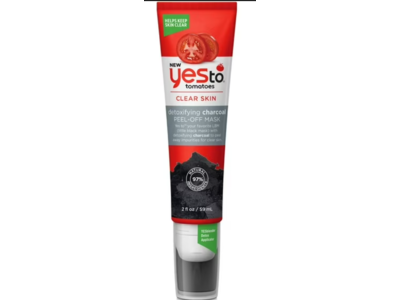 Yes To Tomatoes Detoxifying Charcoal Mud Mask, 2 fl oz/59 mL