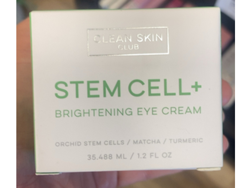 Clean Skin Club Stem Cell+ Brightening Eye Cream, 1.2 fl oz/35.488 mL