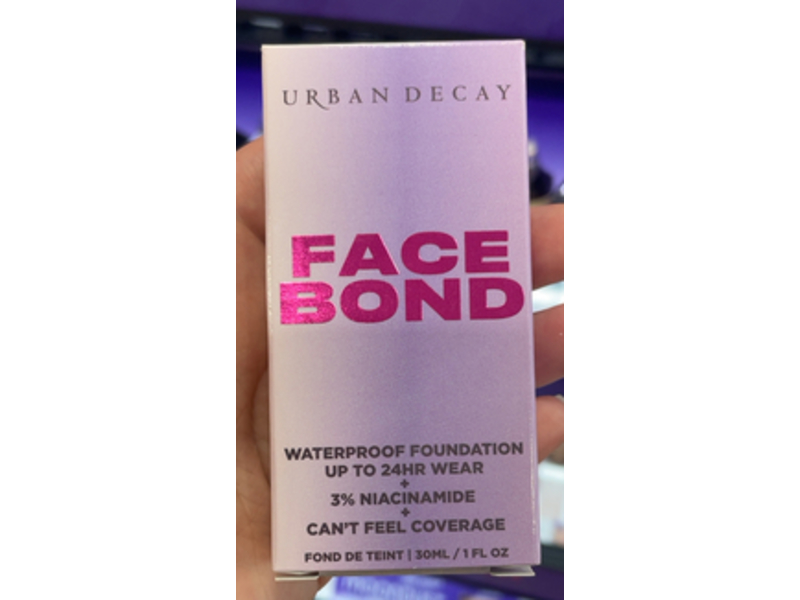 Urban Decay Face Bond Waterproof Foundation, 1 Fair Cool, 1 fl oz/30 mL