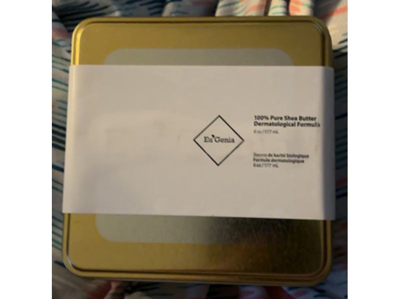 Eu Genia Moisturizer, Shea Butter, 6 oz/177 mL