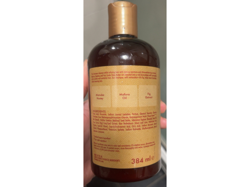 Shea Moisture Intensive Hydration Shampoo, Manuka Honey & Mafura Oil, 13 fl oz/384 mL, Pack Of 2