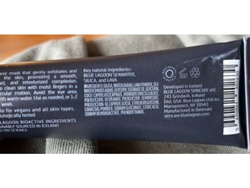 Blue Lagoon Iceland Lava Scrub Mask, 1.06 oz/30 g